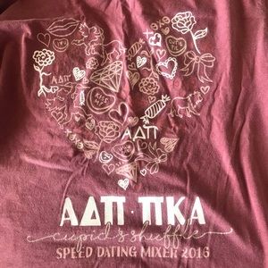 ADPI alpha delta pi shirt and sweatshirt M